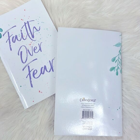 Journal | Faith over Fear quoted writing journal,Spiritual,Religious inspired. - Picture 3 of 6